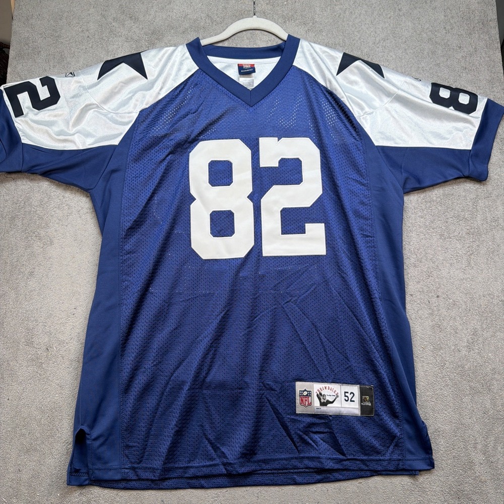 Dallas Cowboys Jason Witten‎ 82 Throwback Jersey Reebok Blue Men's 52